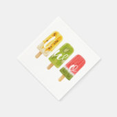 2. Geburtstag Sommer Popsiruce Eis Party Serviette (Ecke)