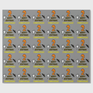 2. Geburtstag: Spooky Halloween Thema + Individuel Geschenkpapier