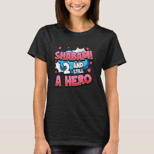2. Geburtstag Superhelden Mädchen Shabam! Held Com T-Shirt