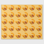 2. Geburtstag TIGER jähriger kundenspezifischer Geschenkpapier (Flach)