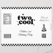 2. Geburtstag Two Cool Snack Chip Tüte Party Favor (Vorderseite)