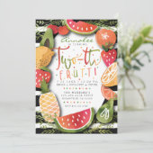 2. GEBURTSTAG | Two-tti Frutti Party Einladung (Stehend Vorderseite)