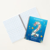 2. Geburtstag unter dem Sea Foto Gästebuch Notizblock (Innenseite)