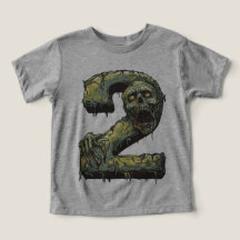 2. Geburtstag Zombie Halloween Thema 2 Jahr Altes