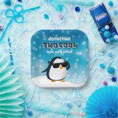 2. Geburtstag Zwei Cooler Pinguin Junge Pappteller (Party)