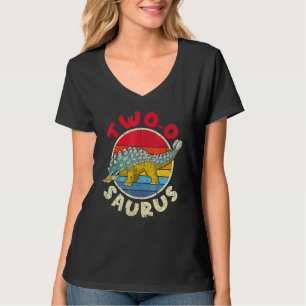 2. Geburtstag Zwei Jahre Saurus I Ankylosaurus I F T-Shirt