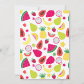 2. Geburtstag Zwei-tti Frutti Danke Personalisiert (Rückseite)