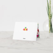 2. Geburtstag Zwei-tti Frutti Frutti Fruit Danke (Rückseite)