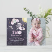 2. Geburtstag Zweite Reise um die Sonne Einladung (Stehend Vorderseite)