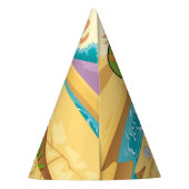 2. Geburtstags-Dinosaurier Partyhütchen (Rückseite)