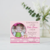 2. Geburtstags-Einladung Einladung (Stehend Vorderseite)