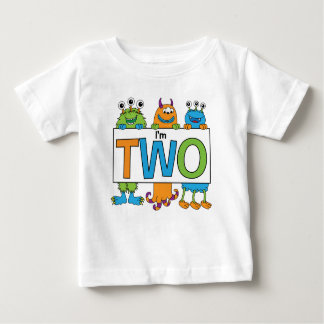 2. Geburtstags-Monster-T-Shirt Baby T-shirt