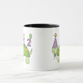 2. Geburtstags-Schildkröte Tasse (Zentrum)