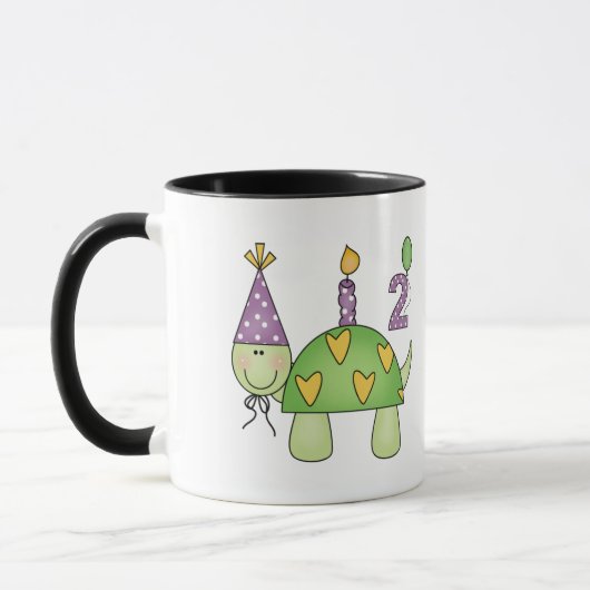 2. Geburtstags-Schildkröte Tasse (Links)