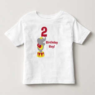 2. Geburtstags-Zirkus-Elefant-T - Shirt