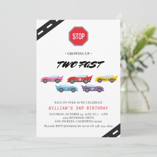 2. Geburtstagsaufenthalt Einladung (Stehend Vorderseite)