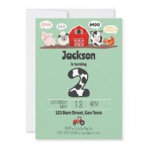 2. Geburtstagsfarm Animes Oink Baa Moo Kinder