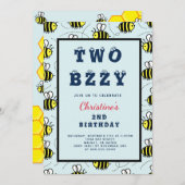 2. Geburtstagsfeier, 2. Geburtstagsparty, 2. Einladung (Vorne/Hinten)