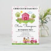 2. Geburtstagsfeier Party Einladung (Stehend Vorderseite)