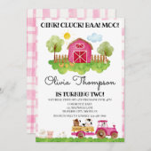 2. Geburtstagsfeier Party Einladung (Vorne/Hinten)