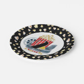 2. Geburtstagsfilmtheater Party Pappteller (Schrägansicht)