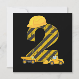 2. Geburtstagsgrab 2 Jahre Bauausgrabungsgeschenk Einladung