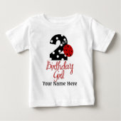 2. Geburtstagskarl - Ladybug - 2 Lady Bug Baby T-shirt (Vorderseite)