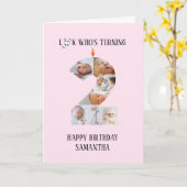 2. Geburtstagskarte Karte (Gelbe Blume)