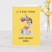 2. Geburtstagskarte Karte (Gelbe Blume)