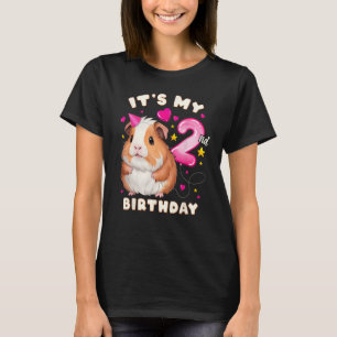 2. Geburtstagskind 2 Jahre, Guinea Schwein und gro T-Shirt