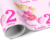 2. Geburtstagsverpackung Enkelinder Geschenkpapier (Rolleneckpunkt)