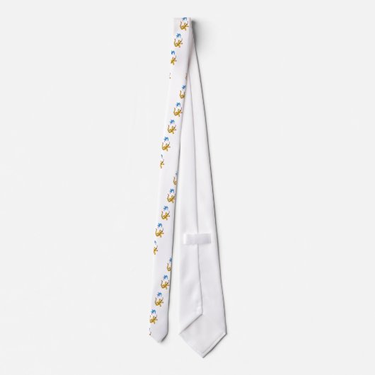 2 Geckos Krawatte (Rückseite)