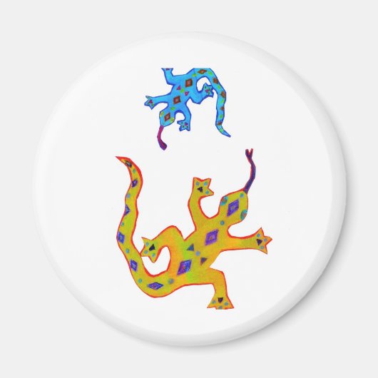 2 Geckos Magnet (Vorne)