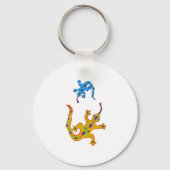 2 Geckos Schlüsselanhänger (Vorderseite)