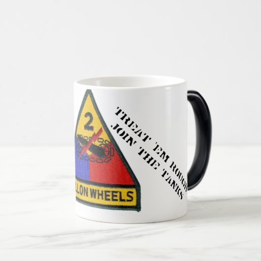 2. Gepanzerte Abteilungs-Farbänderung Tanker-Tasse Verwandlungstasse (VorderseiteRechts)