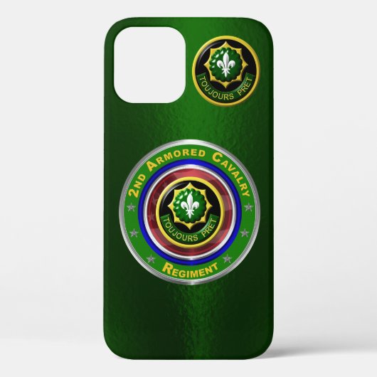 2. Gepanzertes Kavallerieregiment angepasst Case-Mate iPhone Hülle (Rückseite)