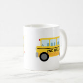 2. Geschenk des Grad-(Schulbus) Kaffeetasse (VorderseiteRechts)
