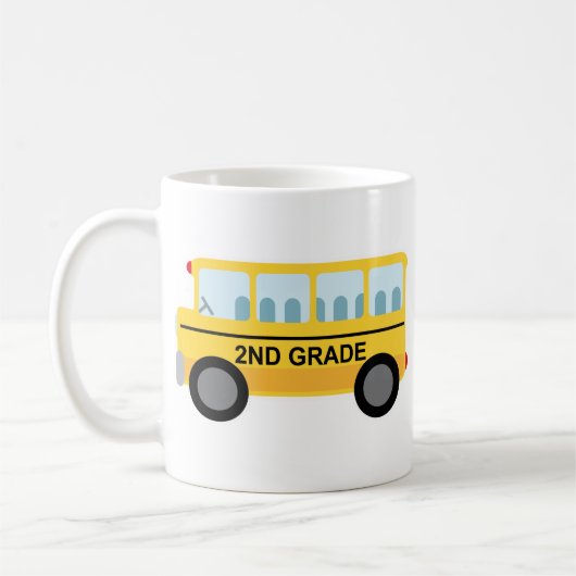 2. Geschenk des Grad-(Schulbus) Kaffeetasse (Links)