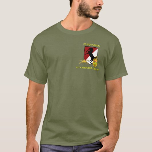 2. GESCHWADER-11. GEPANZERTE KAVALLERIE-T - SHIRT (Vorderseite)