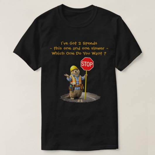 "2 Geschwindigkeiten" (2) T-Shirt (Design vorne)