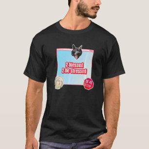 2 gesegnet 2 betont T-Shirt