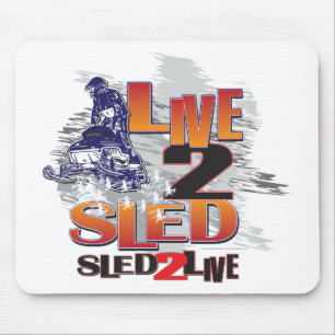 2 gesellig zum Leben Mousepad