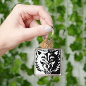 2 Gesichter Schlüsselanhänger (Hand)