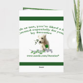 2. Gesundheits-Glück-Glück der Westie Karte (Rückseite)