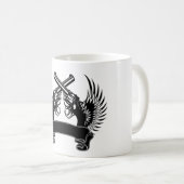 2 GEWEHRE UP KUNDENGERECHTES KAFFEETASSE (VorderseiteRechts)
