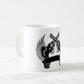 2 GEWEHRE UP KUNDENGERECHTES KAFFEETASSE (Vorderseite Links)