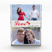 2 Gewohnheits-Foto Liebe genanntes Foto Blocks (Vorderseite)