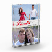 2 Gewohnheits-Foto Liebe genanntes Foto Blocks (Links)