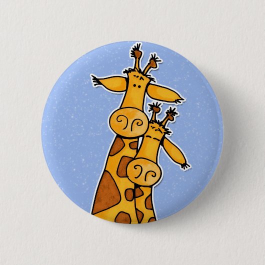 2 Giraffen Button (Vorderseite)