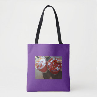 2 Gläser trinken rotes Design Tasche